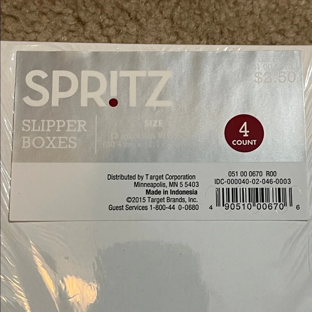 White Gift Boxes & Gold Ribbon – 3 sizes,NEW in Unopened Packaging